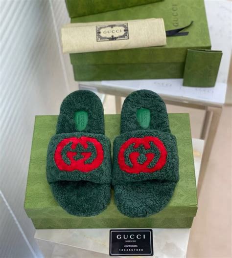 ciabatta gucci pelo|Scopri la nuova collezione di slippers Gucci donna su FARFETCH.